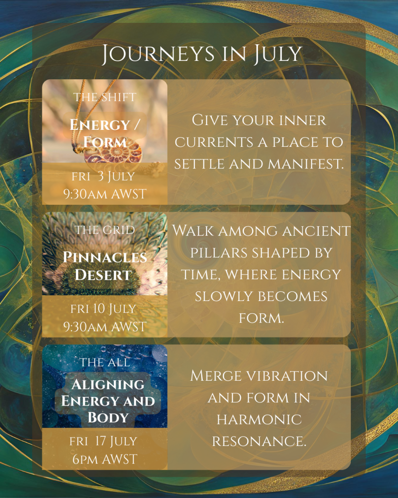 Etheric Circle July calendar